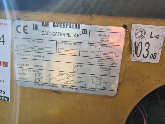 газокар CATERPILLAR