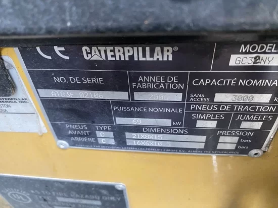 газокар CATERPILLAR