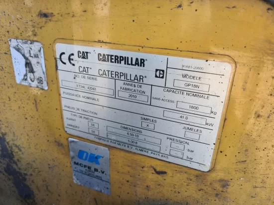 газокар CATERPILLAR