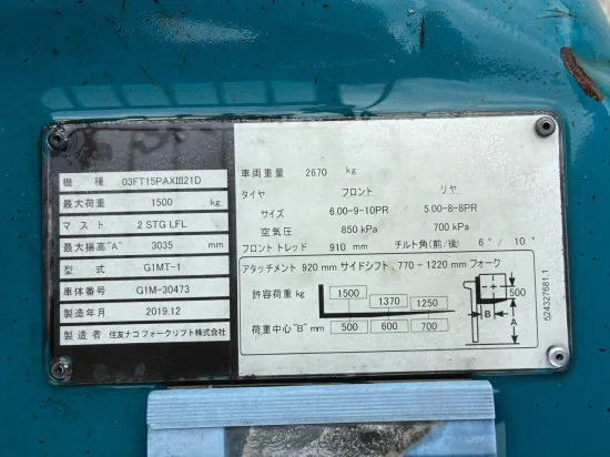 газокар SUMITOMO