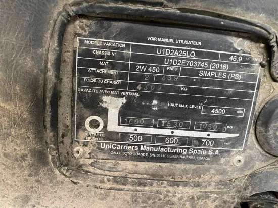 газокар NISSAN/UNICARRIERS