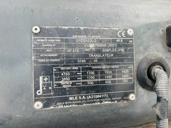 газокар NISSAN/UNICARRIERS