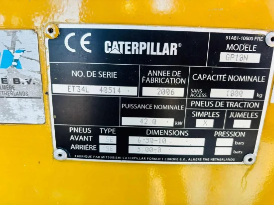 газокар CATERPILLAR