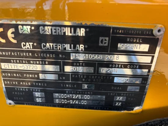 газокар CATERPILLAR