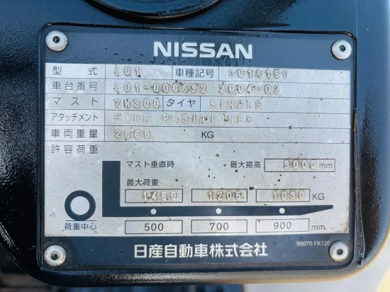 газокар NISSAN