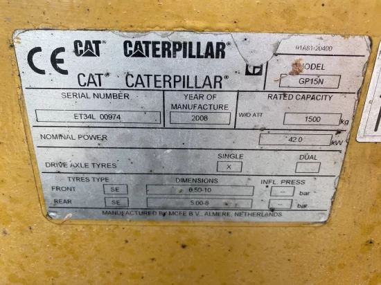 газокар CATERPILLAR