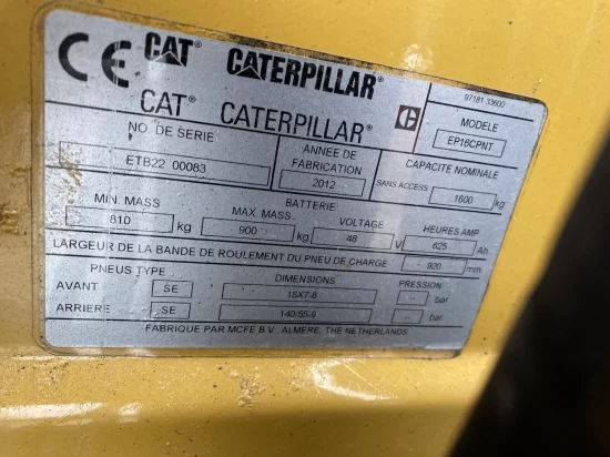 електрокар  CATERPILLAR