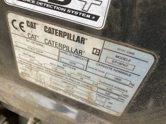 електрокар  CATERPILLAR